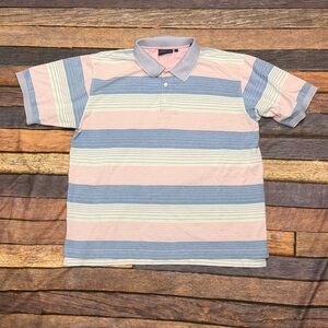 Bobby Jones Golf Multi Color Polo Golfer Short Sleeve Men's Shirt